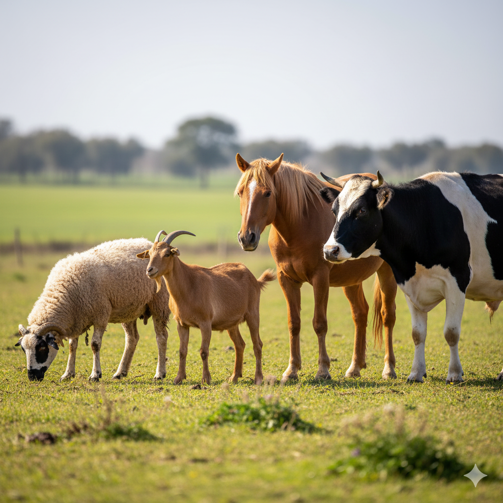 Éleveuse avec matériel