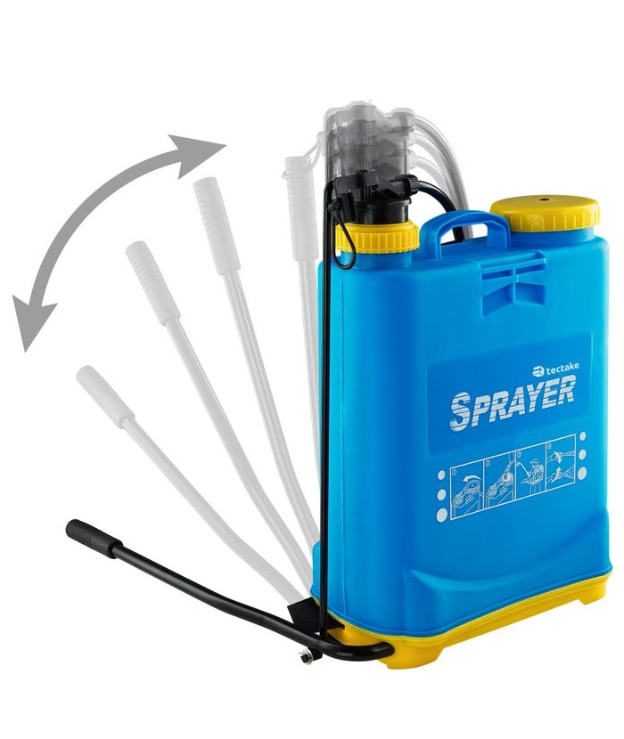 Pulviresateur a dos manuel 16l