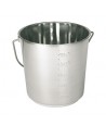 Seau acier inoxydable 10 litre